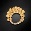 Diamond Sky Jewelry Segė moterims DiamondSky „Kristalo Šakelė (Golden Topaz / Colorado Topaz)“ su Swarovski kristalais