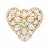 Diamond Sky Jewelry Segė moterims DiamondSky „Crystal Heart II“ (Aurora Borealis) su Swarovski kristalais