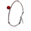 Diamond Sky Jewelry Sidabrinė apyrankė su koralais „Coral Rhythm“