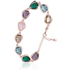 Diamond Sky Jewelry Sidabrinė apyrankė su cirkoniais „Rainbow Drops IV“