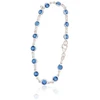 Diamond Sky Jewelry Sidabrinė apyrankė su cirkoniais „Žydrasis Spindesys“