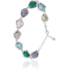 Diamond Sky Jewelry Sidabrinė apyrankė su cirkoniais „Rainbow Drops II“