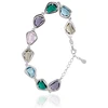 Diamond Sky Jewelry Sidabrinė apyrankė su cirkoniais „Rainbow Drops II“