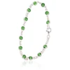 Diamond Sky Jewelry Sidabrinė apyrankė su cirkoniais „Emerald Radiance“