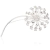 Diamond Sky Jewelry Sidabrinė sagė „Dandelion“