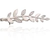 Diamond Sky Jewelry Sidabrinė sagė su cirkoniais „Olive Branch“