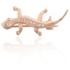 Diamond Sky Jewelry Sidabrinė sagė su cirkoniais „Lizard King II“