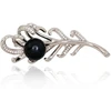 Diamond Sky Jewelry Sidabrinė sagė su cirkoniais ir perlais „Tender Breeze II“