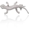 Diamond Sky Jewelry Sidabrinė sagė su cirkoniais „Lizard King“
