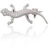 Diamond Sky Jewelry Sidabrinė sagė su cirkoniais „Lizard King“