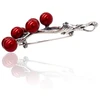 Diamond Sky Jewelry Sidabrinė sagė su perlais „Frost Berry“