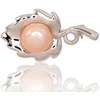 Diamond Sky Jewelry Sidabrinė sagė su perlais „Dewdrop“