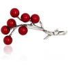 Diamond Sky Jewelry Sidabrinė sagė su perlais „Frost Berry“