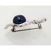 Diamond Sky Jewelry Sidabrinė sagė su perlais „Dewdrop II“