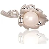 Diamond Sky Jewelry Sidabrinė sagė su perlais „Dewdrop III“