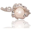 Diamond Sky Jewelry Sidabrinė sagė su perlais „Dewdrop III“
