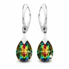 Diamond Sky Jewelry Sidabriniai auskarai „Moon Shine (Vitrail Medium)“ iš 925 prabos sidabro su Swarovski kristalais