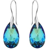 Diamond Sky Jewelry Sidabriniai auskarai „Baroque (Bermuda Mėlyna)“ su Swarovski® kristalais
