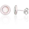 Diamond Sky Jewelry Sidabriniai auskarai su opalitu „Mėnulio Žavesys XV“