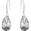 Diamond Sky Jewelry Sidabriniai auskarai „Baroque III (Comet Argent Light)“ su Swarovski® kristalais