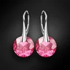 Diamond Sky Jewelry Sidabriniai auskarai „Marianne (Rose)“ su Swarovski® kristalais