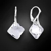 Diamond Sky Jewelry Sidabriniai auskarai „Shimmer“ su Swarovski® kristalais