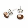 Diamond Sky Jewelry Sidabriniai auskarai „Classic II (Rose Gold)“ su Swarovski® kristalais