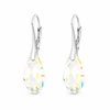 Diamond Sky Jewelry Sidabriniai auskarai „Enchanté (Aurora Borealis)“ su Swarovski® kristalais