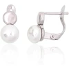 Diamond Sky Jewelry Sidabriniai auskarai su perlais „Galos“