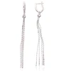 Diamond Sky Jewelry Sidabriniai auskarai „Sidabrinis Fringe“