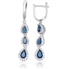 Diamond Sky Jewelry Sidabriniai auskarai su cirkoniais „Teardrop II“