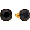 Diamond Sky Jewelry Sidabriniai auskarai „Glare (Jet)“ su Swarovski® kristalais