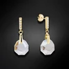 Diamond Sky Jewelry Sidabriniai auskarai „Calathea (Crystal Shimmer)“ su Swarovski® kristalais