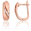 Diamond Sky Jewelry Sidabriniai auskarai su cirkoniais „City Lights IV“