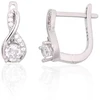 Diamond Sky Jewelry Sidabriniai auskarai su cirkoniais „Vine IV“