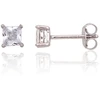 Diamond Sky Jewelry Sidabriniai auskarai-vinukai su cirkoniais „Prism III“