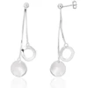Diamond Sky Jewelry Sidabriniai auskarai „Geometry“