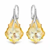 Diamond Sky Jewelry Sidabriniai auskarai „Baroque VI (Golden Shadow)“ iš 925 prabos sidabro su Swarovski kristalais