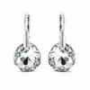 Diamond Sky Jewelry Sidabriniai auskarai „Frozen Edges“ iš 925 prabos sidabro su Swarovski kristalais