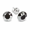 Diamond Sky Jewelry Sidabriniai auskarai moterims DiamondSky „Classic (Jet Hematite)“ su Swarovski kristalais