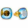 Diamond Sky Jewelry Sidabriniai auskarai „Glare (Juodas Diamond Shimmer)“ su Swarovski® kristalais