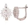 Diamond Sky Jewelry Sidabriniai auskarai su cirkoniais „Radiant Bloom“