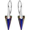 Diamond Sky Jewelry Sidabriniai auskarai „Spike II (Volcano)“ su Swarovski® kristalais