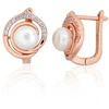 Diamond Sky Jewelry Sidabriniai auskarai su cirkoniais ir perlais „Marielle II“