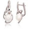 Diamond Sky Jewelry Sidabriniai auskarai su cirkoniais ir perlais „Fabiola VI“