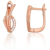 Diamond Sky Jewelry Sidabriniai auskarai su cirkoniais „Ribbon Waltz“