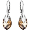 Diamond Sky Jewelry Sidabriniai auskarai „Baroque II (Light Colorado Topaz Light Chrome)“ su Swarovski® kristalais