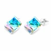 Diamond Sky Jewelry Sidabriniai auskarai „Rubicon II (Aurora Borealis)“ su Swarovski® kristalais