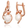 Diamond Sky Jewelry Sidabriniai auskarai su cirkoniais ir perlais „Fabiola II“