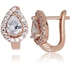 Diamond Sky Jewelry Sidabriniai auskarai su cirkoniais „Kristalo Lašas VII“